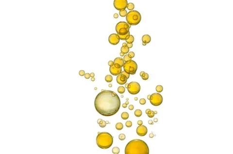 Yellow bubbles Stock Photos