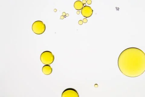 Yellow bubbles Stock Photos