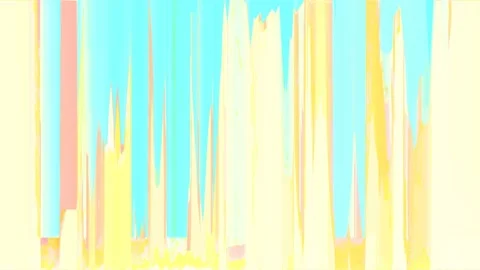 Yellow bug glitch screen background, ripples, damages, loop Stock Footage 118549172