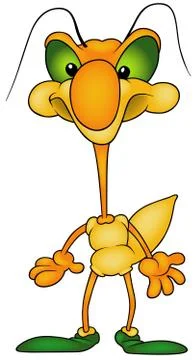 Yellow Bug 스톡 일러스트