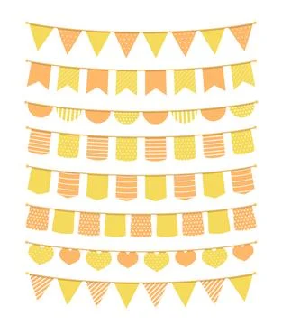 Yellow Bunting Stock Illustration