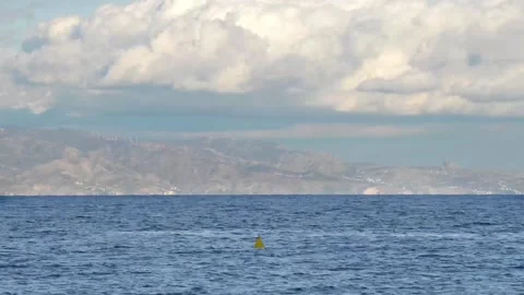 Yellow buoy Video stock 143454911
