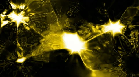 Yellow bursts of light flash and flicker - Abstract 1007 HD, 4K Stock Footage 50664505