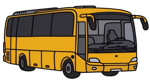 Yellow bus Stock Illustration