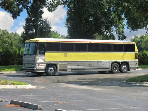 Yellow bus Stock Photos