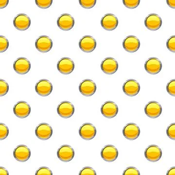 Yellow button pattern 스톡 일러스트