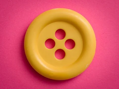 Yellow button Stock Photos