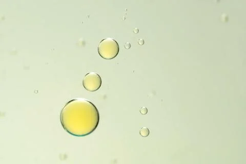 Yellow bybbles Stock Photos