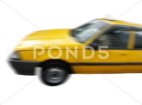 Yellow cab Stock Photos