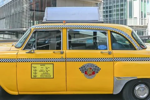 Yellow Cab Stock Photos