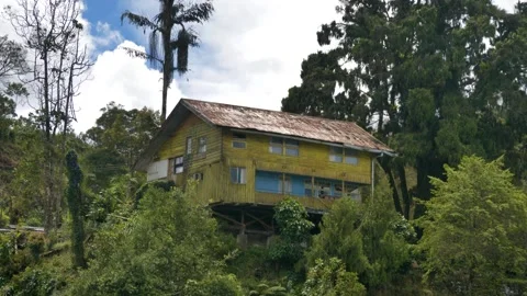 Yellow Cabin B Stock Footage 274436664