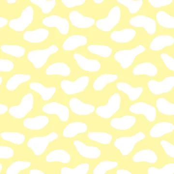 Yellow Camouflage Abstract Seamless Pattern Background Illustrazione stock