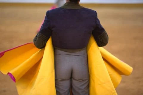 Yellow capote Stock Photos