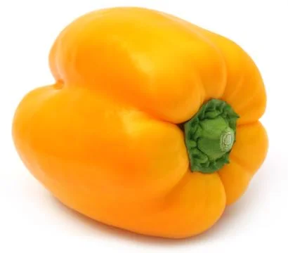 Yellow capsicum Stock Photos