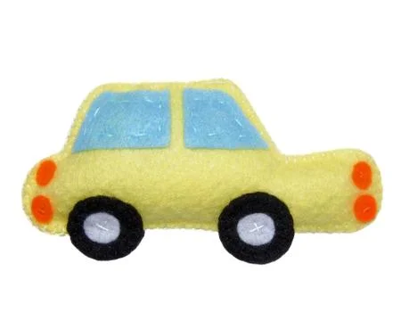 Yellow car Stock Photos