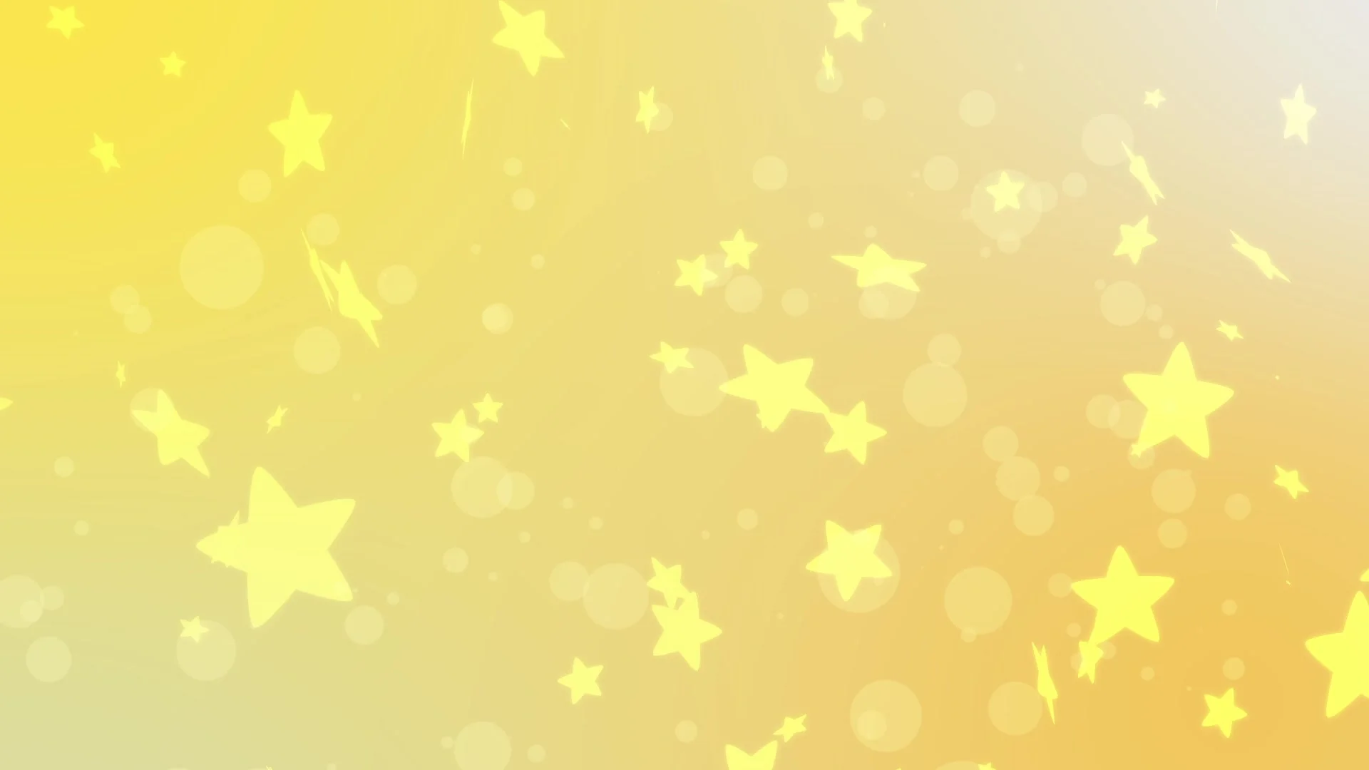 Yellow cartoon background with stars | Stock Video | Pond5