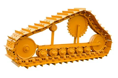 Yellow caterpillar Stock Photos
