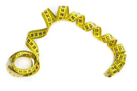 Yellow centimeter Stock Photos