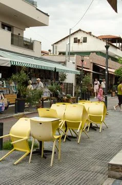 Yellow Chairs Stock Photos