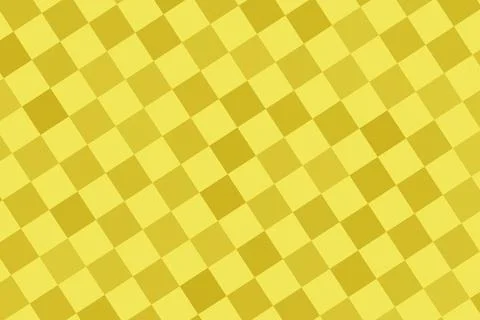 Yellow checkered pattern background with geometric squares Stock-Illustration