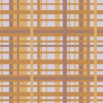 Yellow checkered pattern. Seamless geometric ornament. Stock Illustration