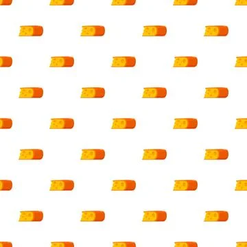 Yellow cheese block pattern showing dairy food background Stock Illustration