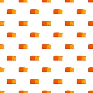 Yellow cheese block seamless repeating pattern 스톡 일러스트