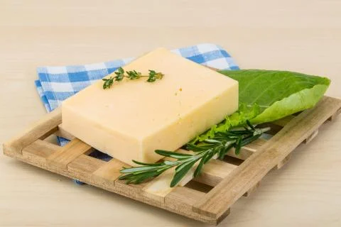 Yellow cheese Stock Photos