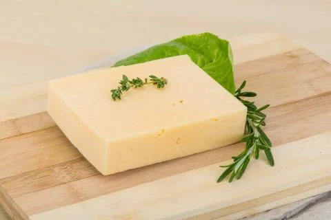 Yellow cheese Stock Photos