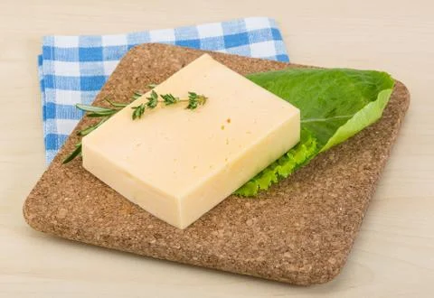 Yellow cheese Stock Photos