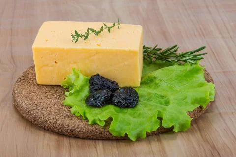 Yellow cheese Stock Photos