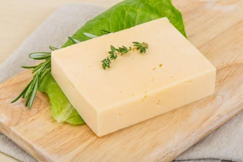 Yellow cheese Stock Photos