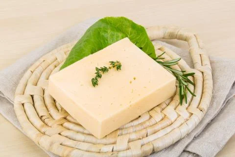 Yellow cheese Stock Photos