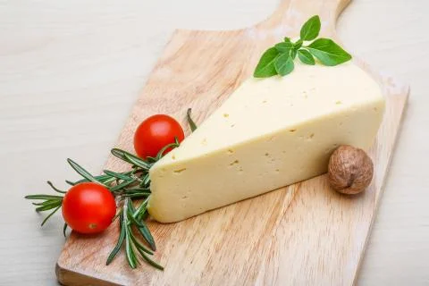 Yellow cheese Stock Photos