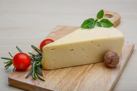 Yellow cheese Foto stock