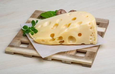 Yellow cheese Stock Photos
