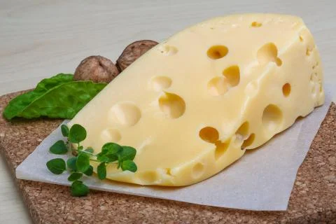 Yellow cheese Stock Photos