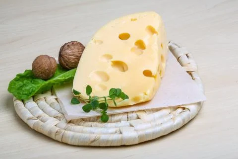 Yellow cheese Stock Photos