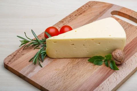 Yellow cheese Stock Photos