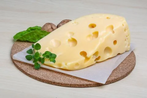 Yellow cheese Stock Photos