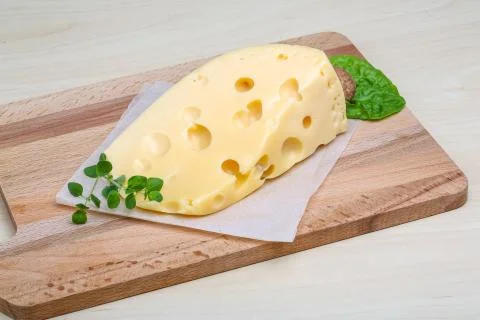 Yellow cheese Stock Photos