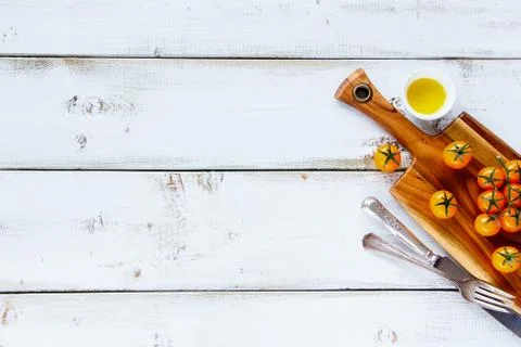 Yellow cherry tomatoes Stock Photos