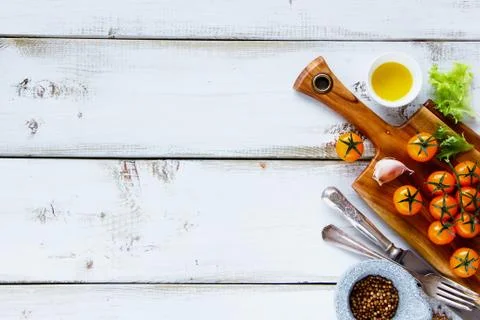 Yellow cherry tomatoes Stock Photos