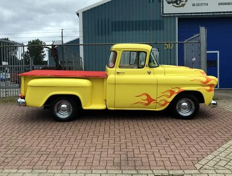 Yellow Chevrolet Pickup Stock Photos