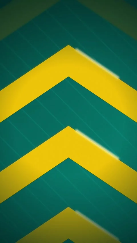 Yellow chevron arrow seamless loop upward motion background Stock Footage 346570963