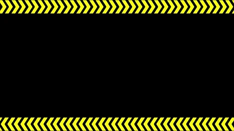 Yellow Chevron Pattern on Black Video stock 318282641