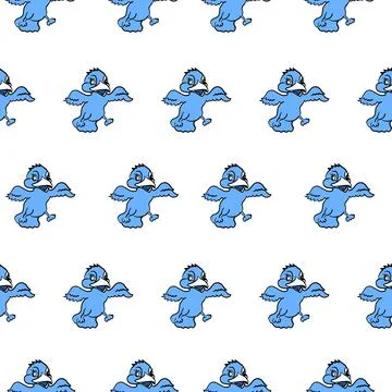 Yellow chicks pattern 스톡 일러스트