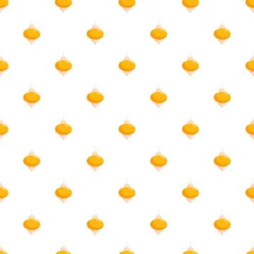 Yellow chinese lanterns creating a seamless pattern 스톡 일러스트