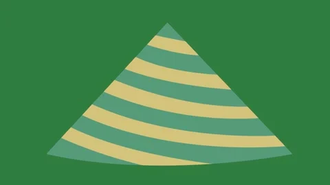Yellow christmas tree on backgrounds design depth composition illustration Stock Footage 335697306
