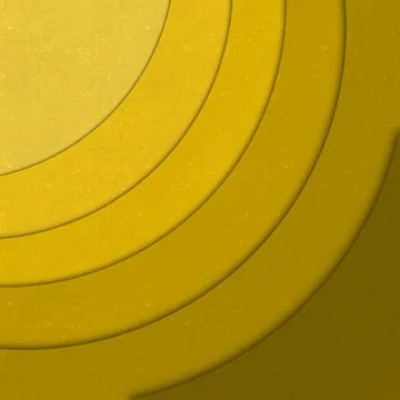 Yellow circle 3d papercut gradient 스톡 일러스트